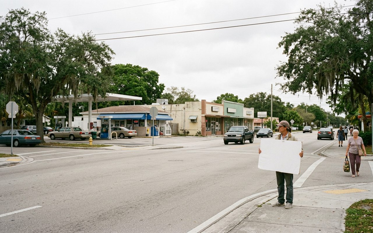 Street setting near El Portal, Miami-Dade County