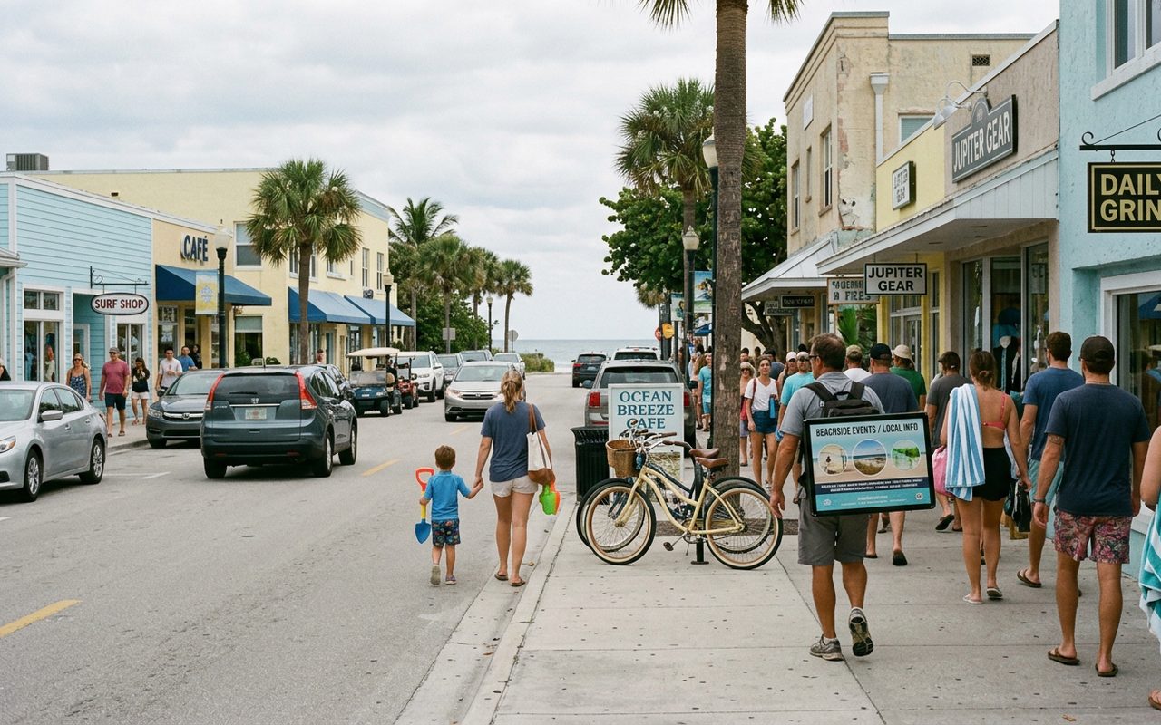 Street setting near Jupiter, Palm Beach County