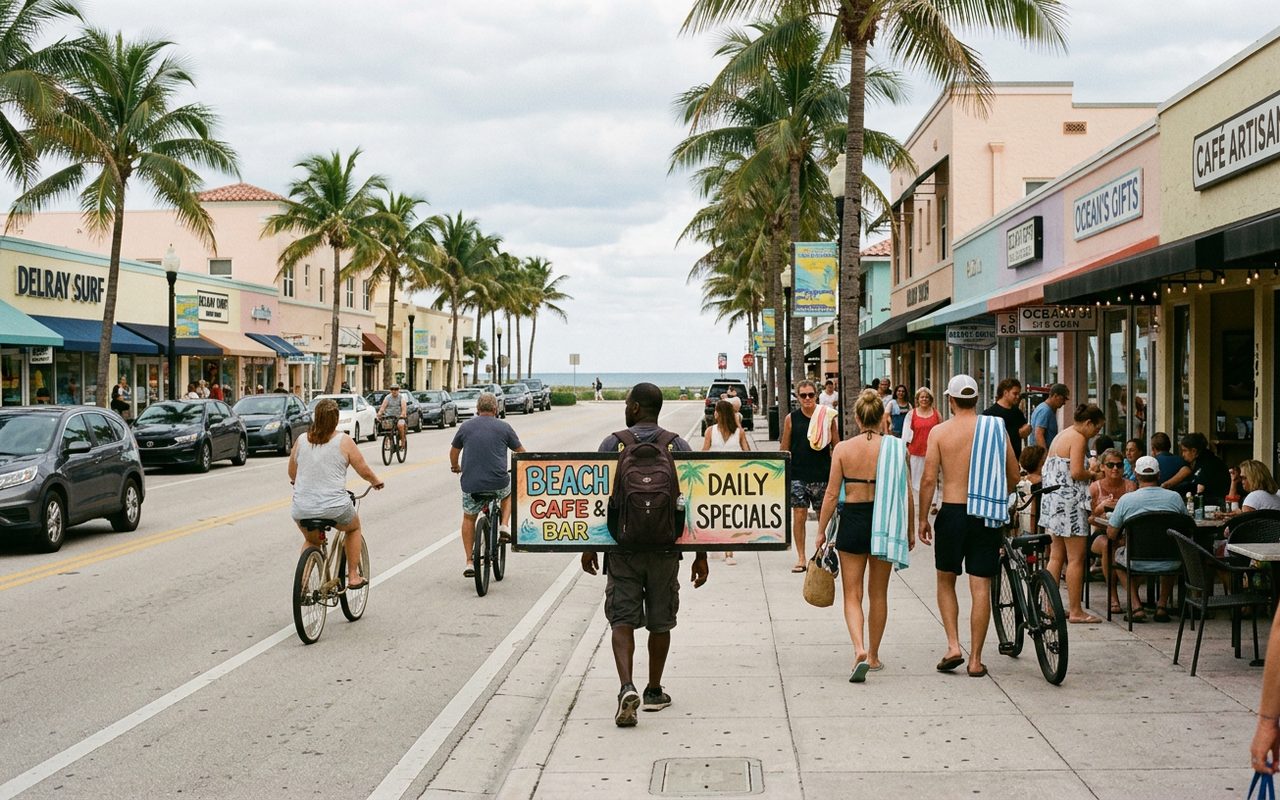 Street setting near Delray Beach, Palm Beach County