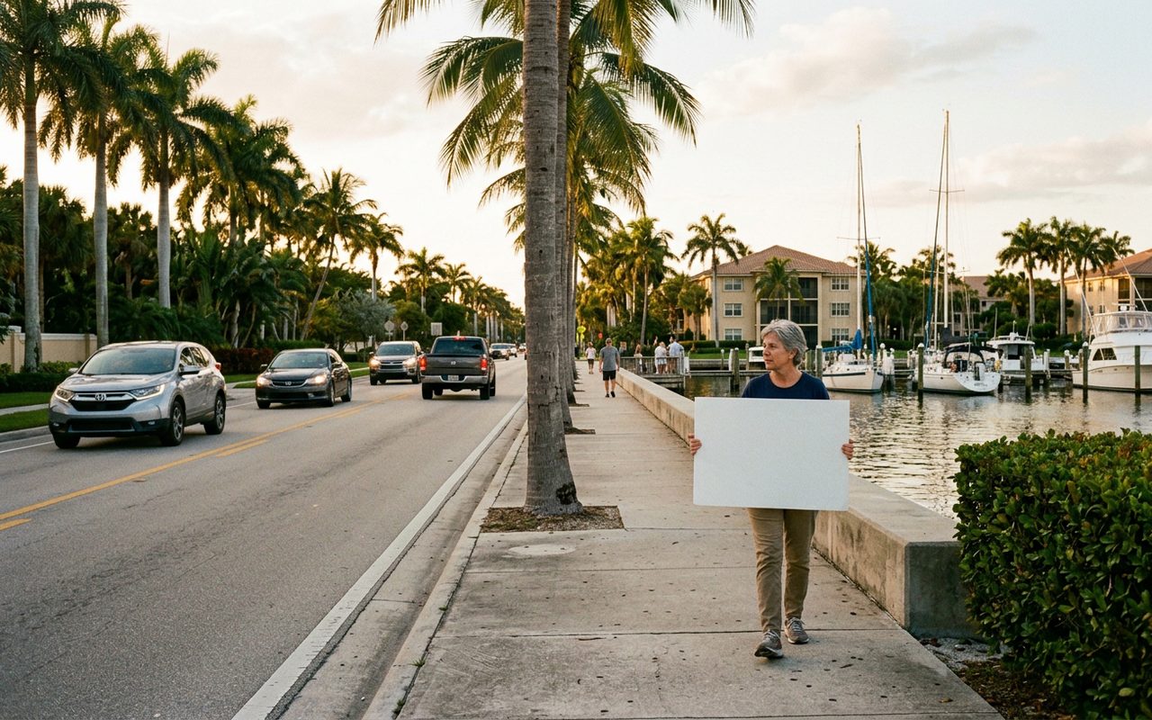 Street setting near Tequesta, Palm Beach County