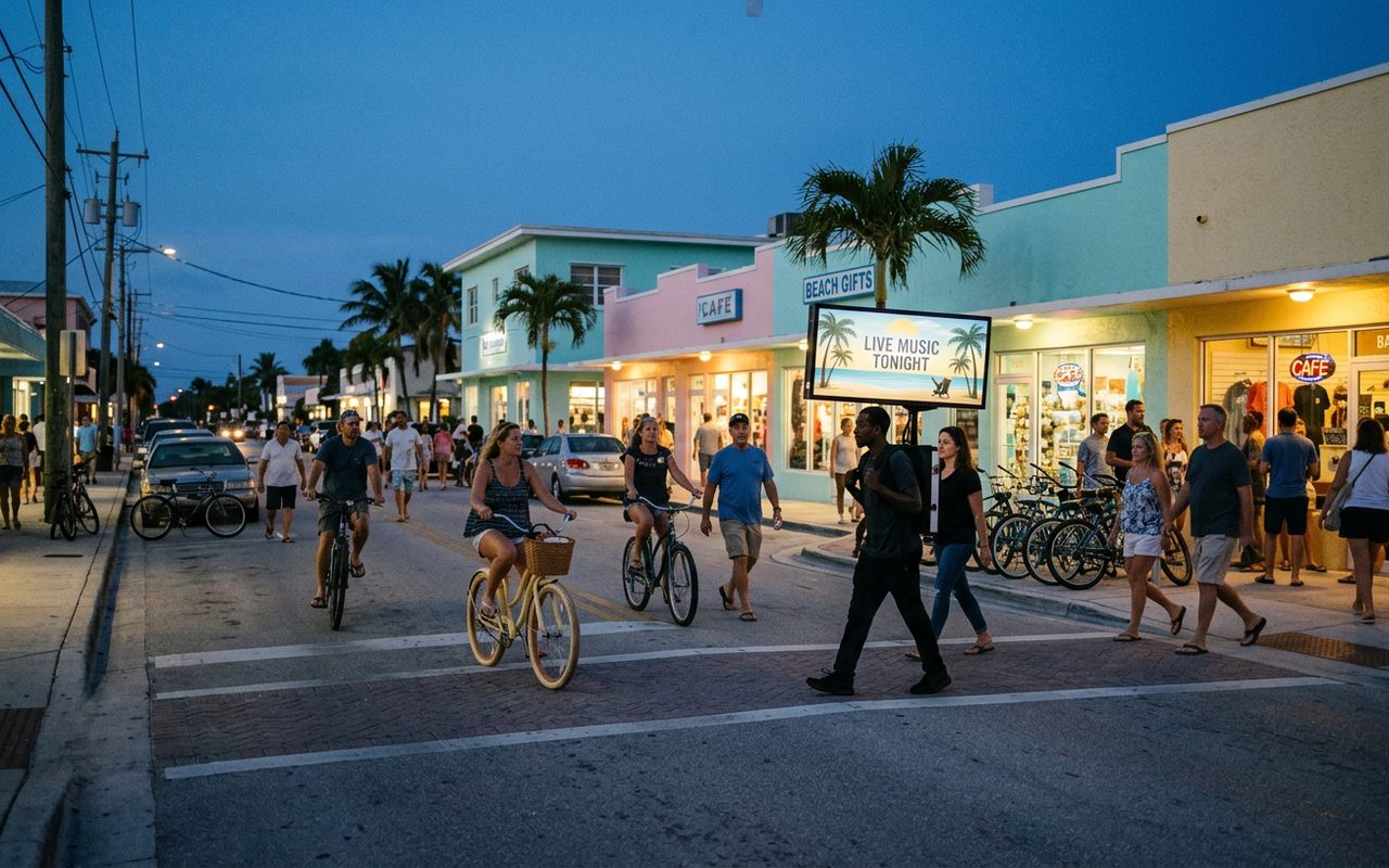 Street setting near Riviera Beach, Palm Beach County